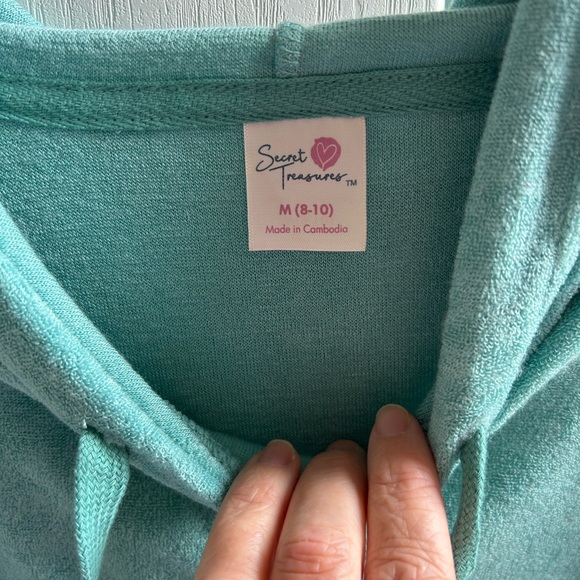 Short sleeve hooded sleep top - Picture 3 of 6